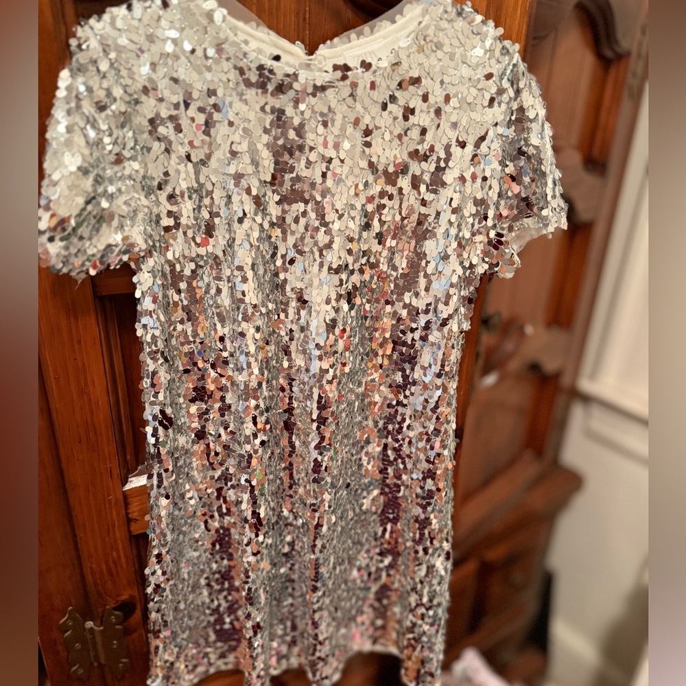 ZARA girl mirror dress